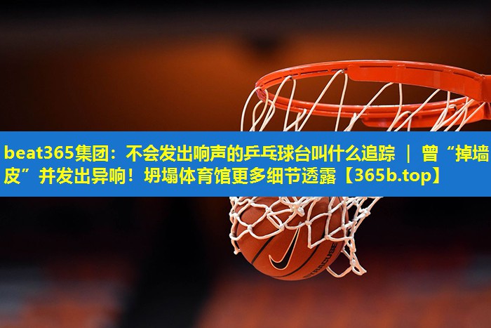 不会发出响声的乒乓球台叫什么追踪 ｜ 曾“掉墙皮”并发出异响！坍塌体育馆更多细节透露