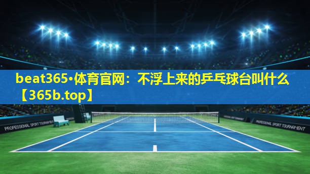 不浮上来的乒乓球台叫什么 不浮上来的乒乓球台叫什么